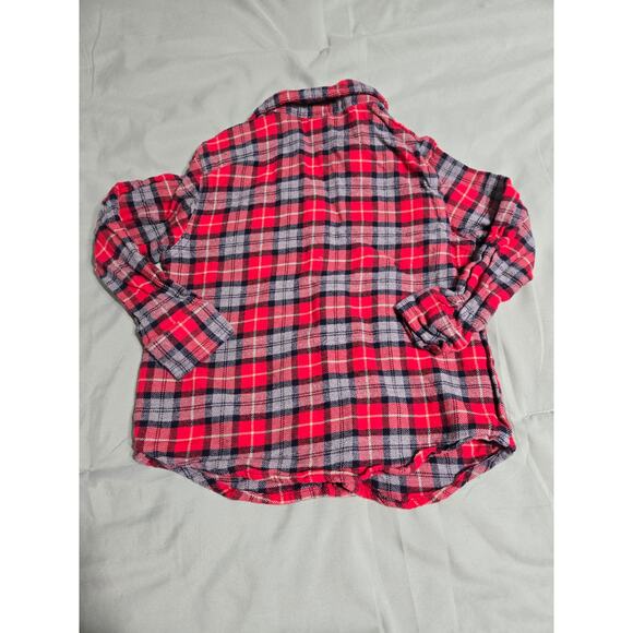 Old navy 4t boys plaid long sleeve button up flannel shirt - Picture 3 of 5